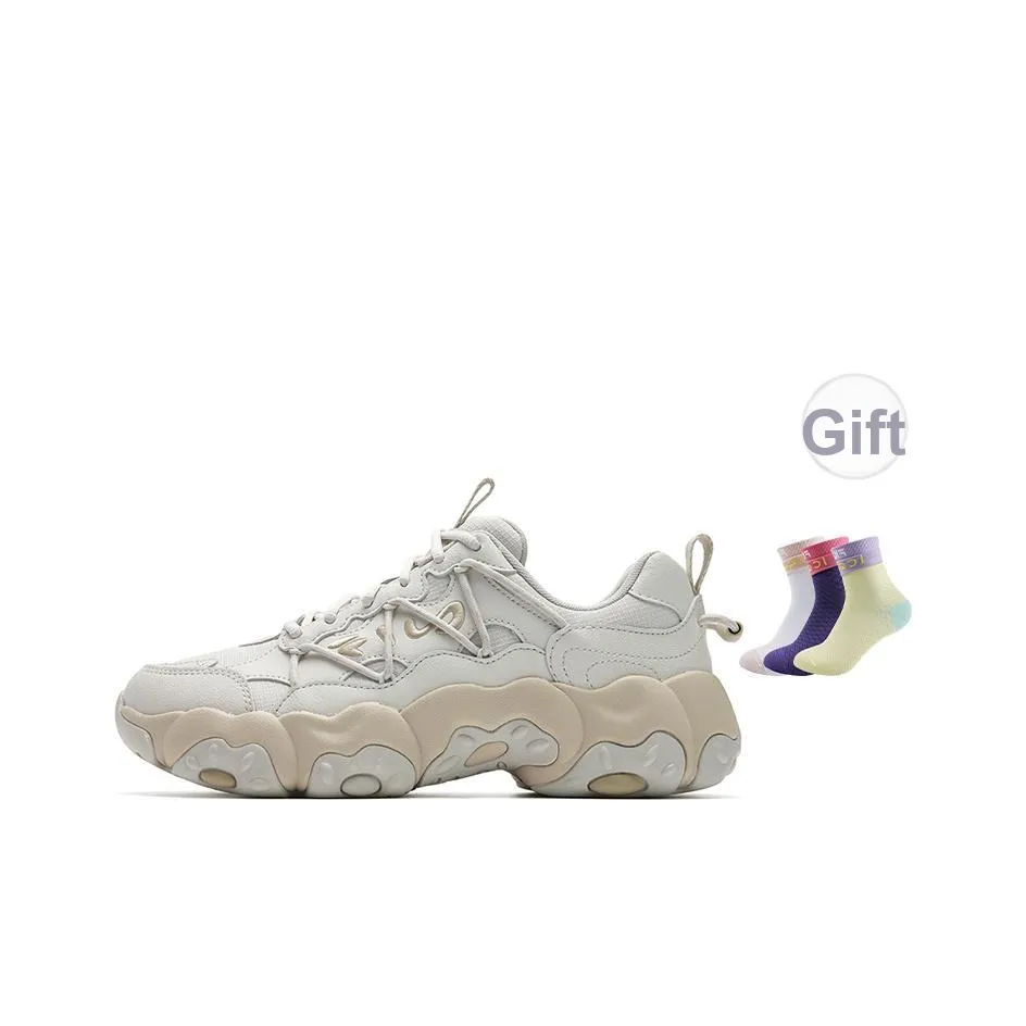 FILA FLUID 6 Износостойкий и Легкий Низкий Топ Повседневная Обувь Женская Упрощенный Серый