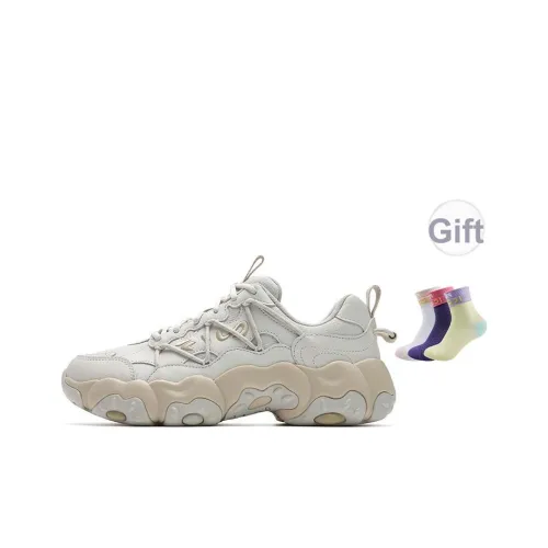 FILA FLUID 6 Износостойкий и Легкий Низкий Топ Повседневная Обувь Женская Упрощенный Серый