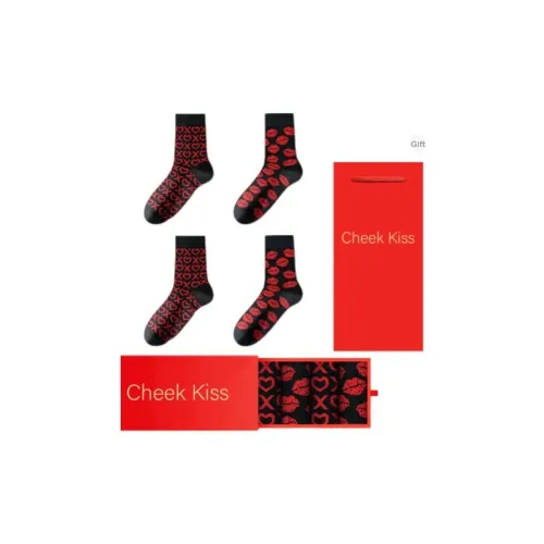 Cheekkiss Носки Crew Унисекс Коробка из 4 пар