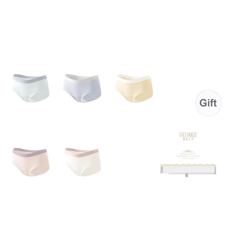 XIA.WA.ZHI.XIU Underpants Women's Shopping Bag 5 Pack-12