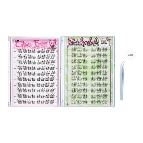 BQI Лиса Series+Легкий Мята Клей Бесплатно Накладные ресницы Увеличивающие объем Стиль Естественный Длительность Стиль