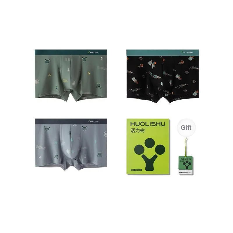 VIM TREE Underpants Underwear Gift Box Men's 3 Pack-22
