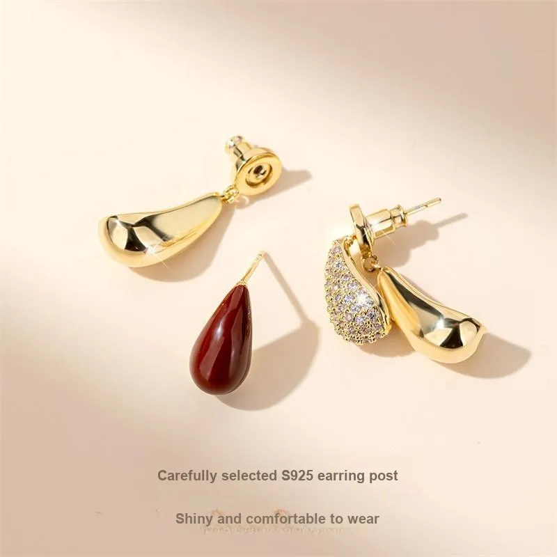 QLADY S925 Silver Earrings Women's-3