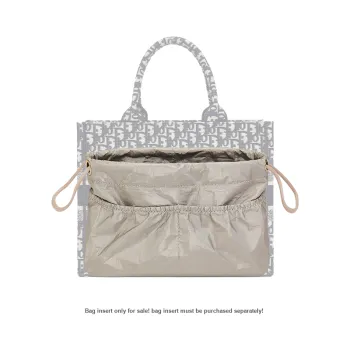 Tide DuPont Paper Storage Ultra Light Book Tote Medium Size With Inner Pouch Women's Beige/Coffee/Gray