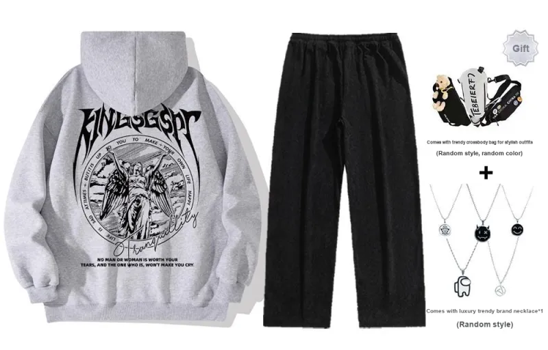 Kingsgspc Sweatshirt Set Unisex-12