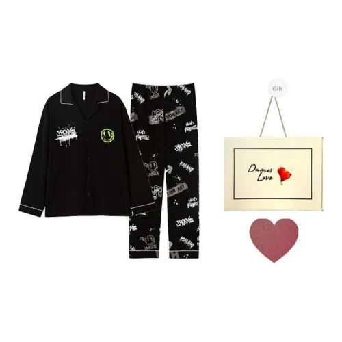 DAMOS·LOVE Пижамный комплект Мужской Черный