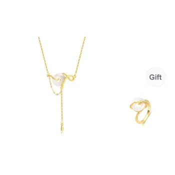 AWD Chalcedony Jade Necklaces Women's