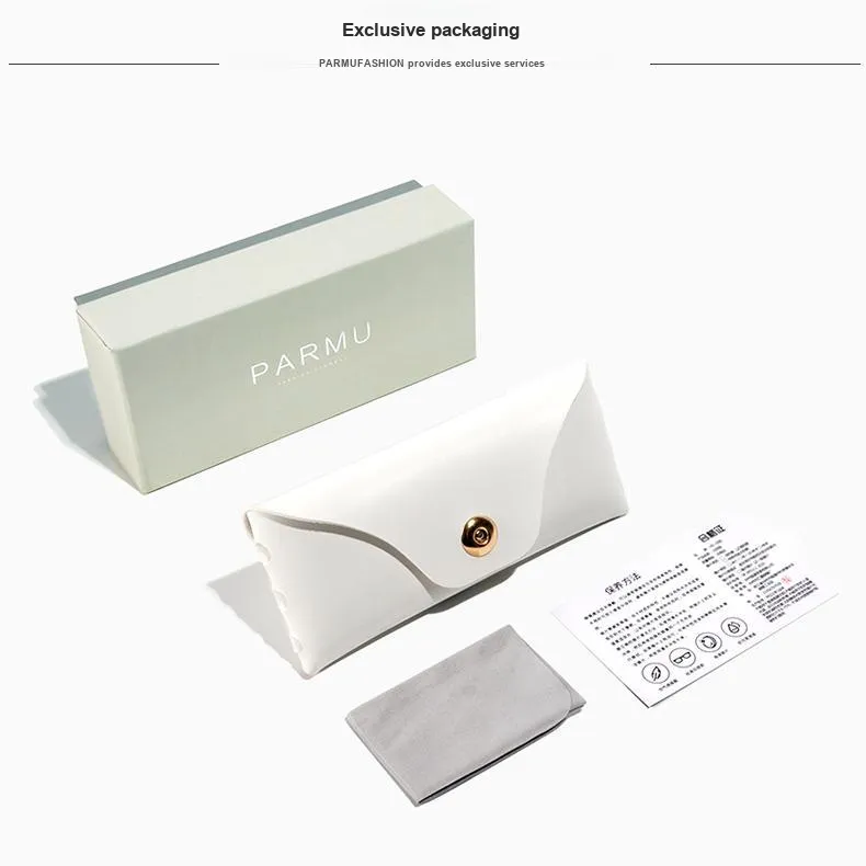 PARMU TR/Memory Plastic Square Sunglasses Unisex-2