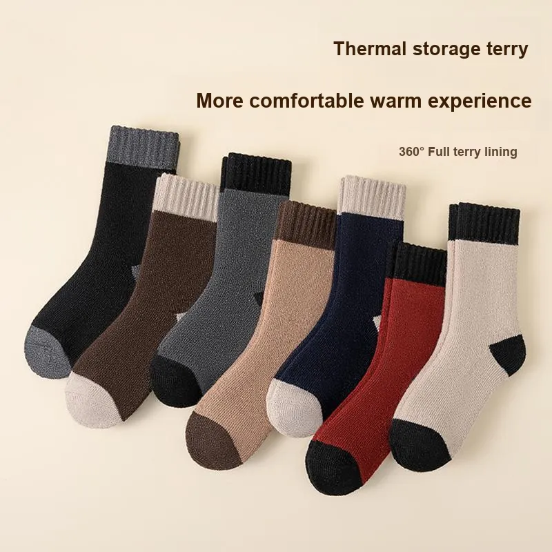 MIIOW Mid Calf Socks Unisex 4 Pack-6