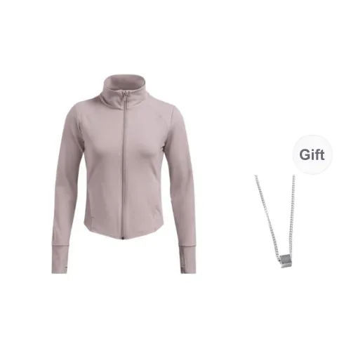 Under Armour Jacket Unisex Light Pink Comes With Necklace