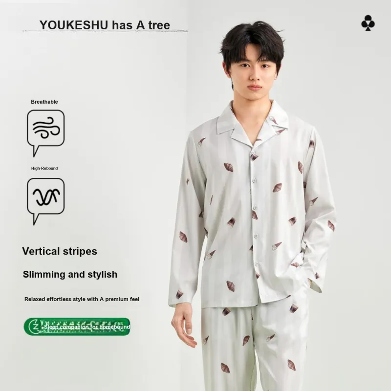 YOUKESHU Pajama Set Men's Shopping Bag-13