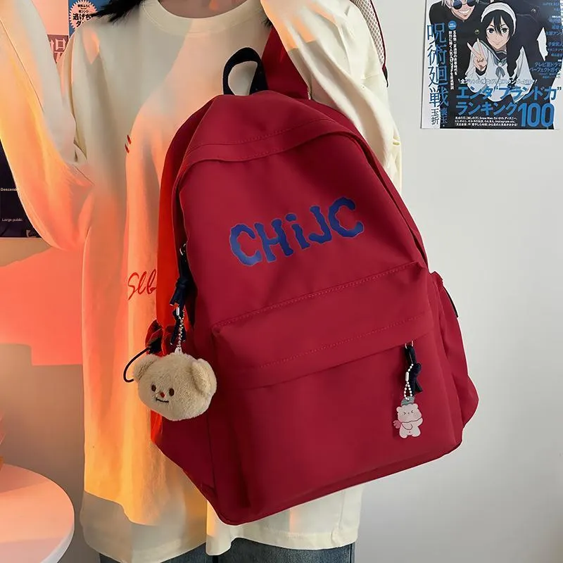 Wolfhorse Nylon Backpack Unisex Multicolor-17