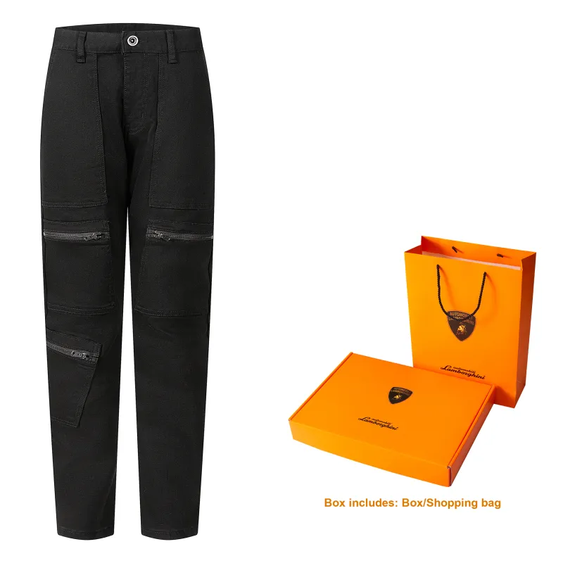 Automobili Lamborghini Jeans Men's Black-5