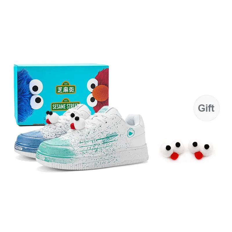SESAME STREET Thermal Slip Resistant, Abrasion Resistant, Balance Height Increasing Low Top Skateboard Shoes Unisex-57