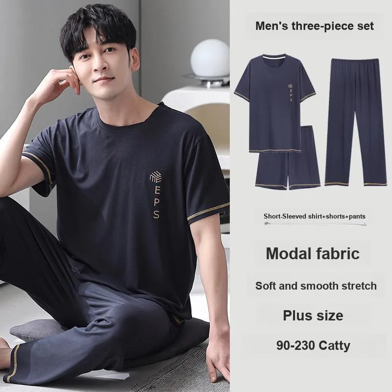 MADALLO Pajama Set Men's Dark Blue-6
