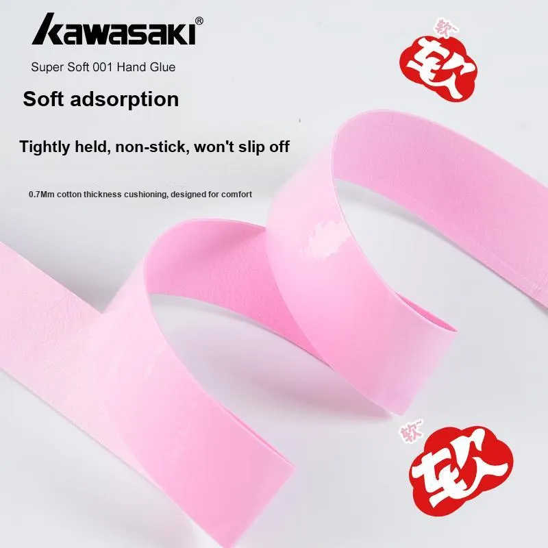 Kawasaki Badminton Grip Tape Cloud Peak White PU Thickened-2