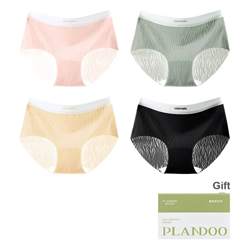 PLANDOO Underpants Women's Shopping Bag 4 Pack-8