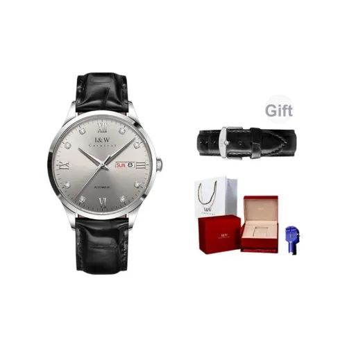 I W CARNIVAL HWGUOJI Автоматический механический механизм Мужские часы 41мм*41мм*11мм Серый