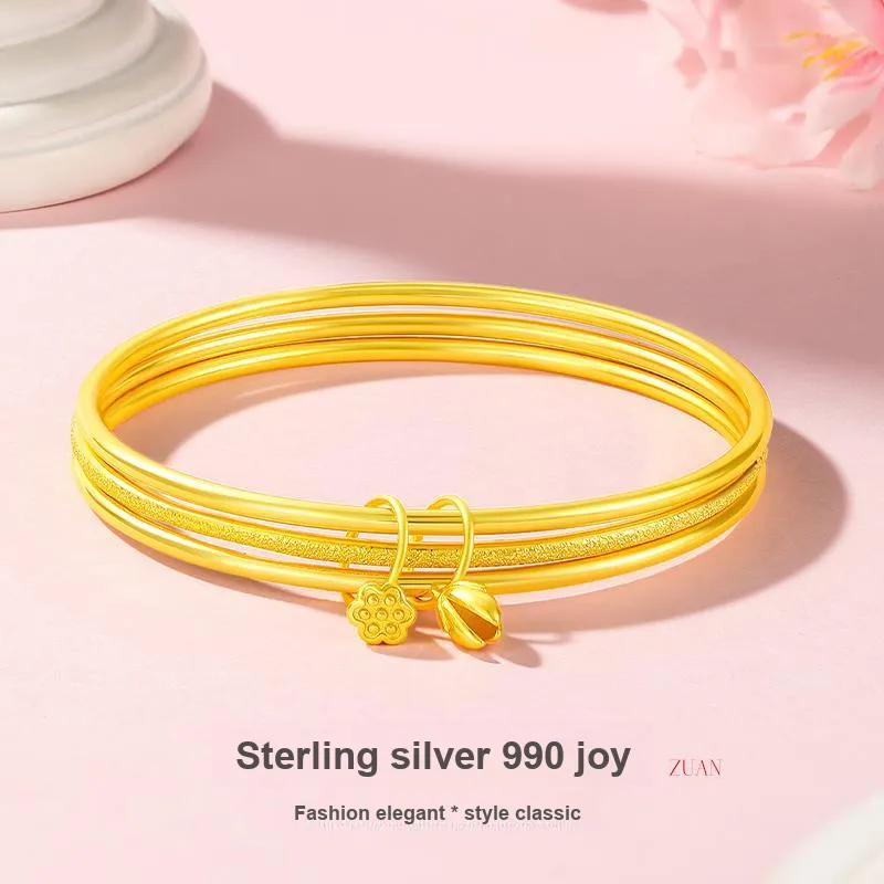 POTTICY 990 Silver Bangles Women's-1