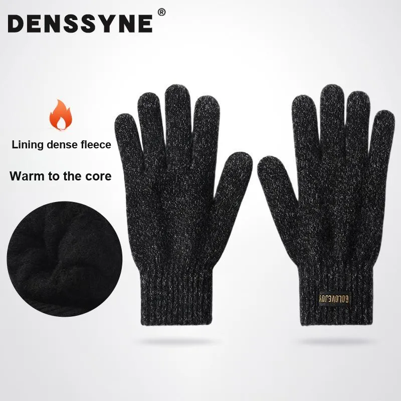 DENSSYNE Wool+Polyamide Knit Gloves Men's-2