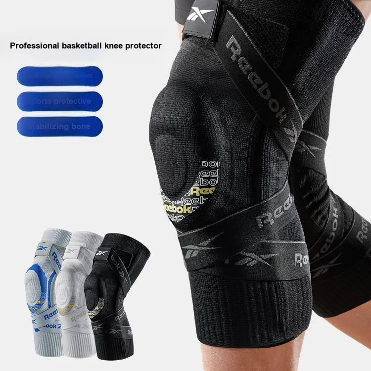 Reebok Basketball Running Badminton Unisex Silicone Knee Pads-2