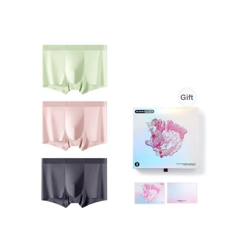 PLAN IN Underpants Men's 3 Pack, Combo Set, Gift Box Set-82