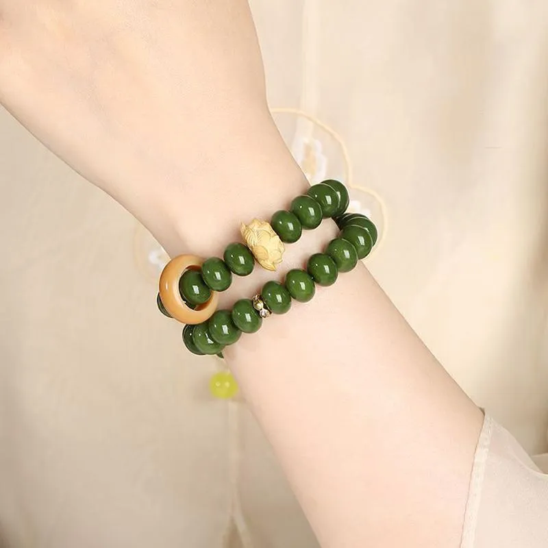 JIUHUASHAN Bodhi Root Bracelets Unisex-2