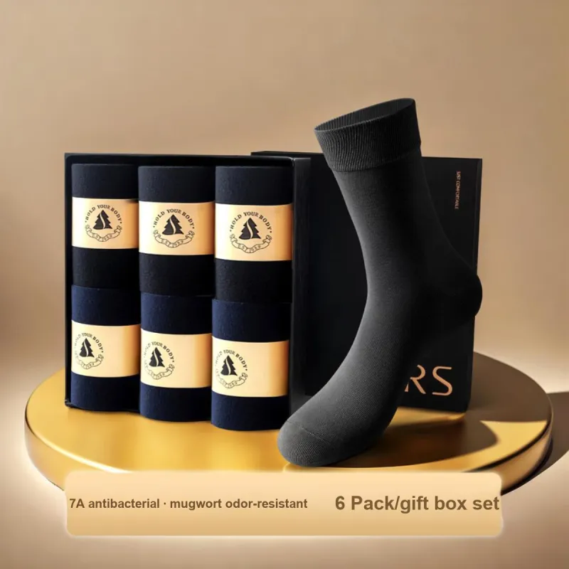 FIRS Mid Calf Socks Men's 6 Pack-53