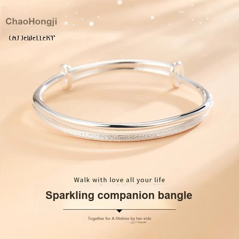 CHAOHONGJI 999 Fine Silver Sterling Silver Bracelets Women's-1