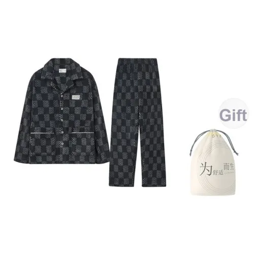 Red Beans At Home Пижамный комплект Мужская Сумка для покупок