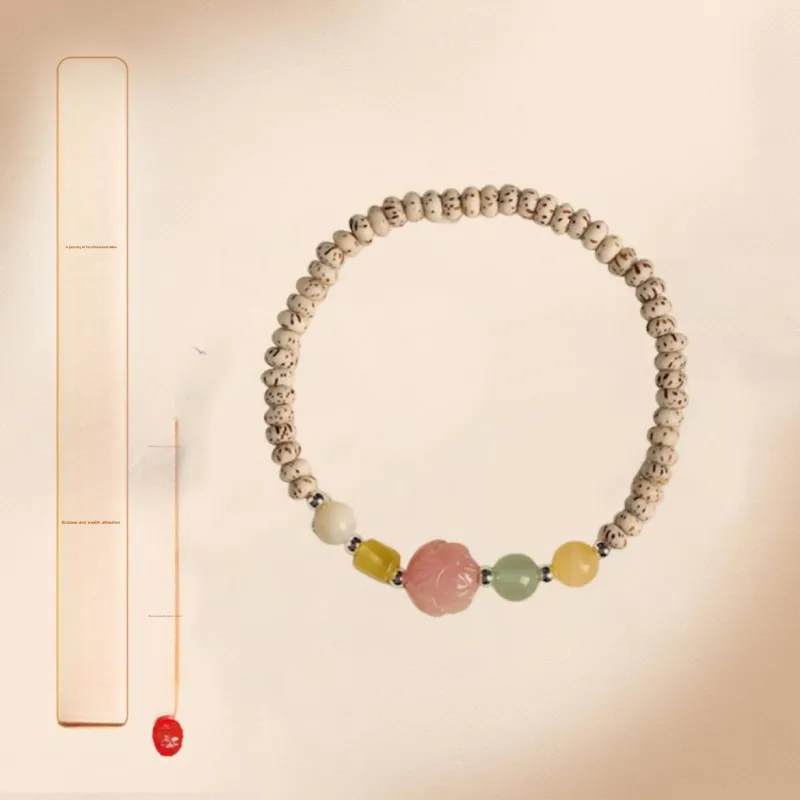 The Years Are Quiet Star Moon Bodhi Seeds Bracelets Unisex-1