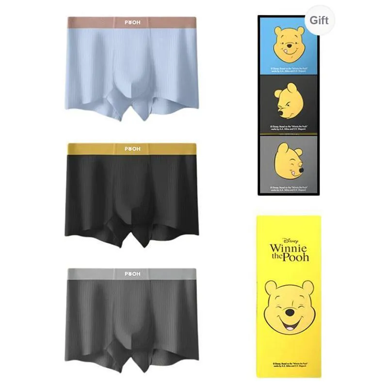 Disney Winnie The Pooh Series Underpants Men's 3 Pack-6
