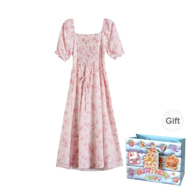 REMOULD Short Sleeved Dress Women's Pink-1