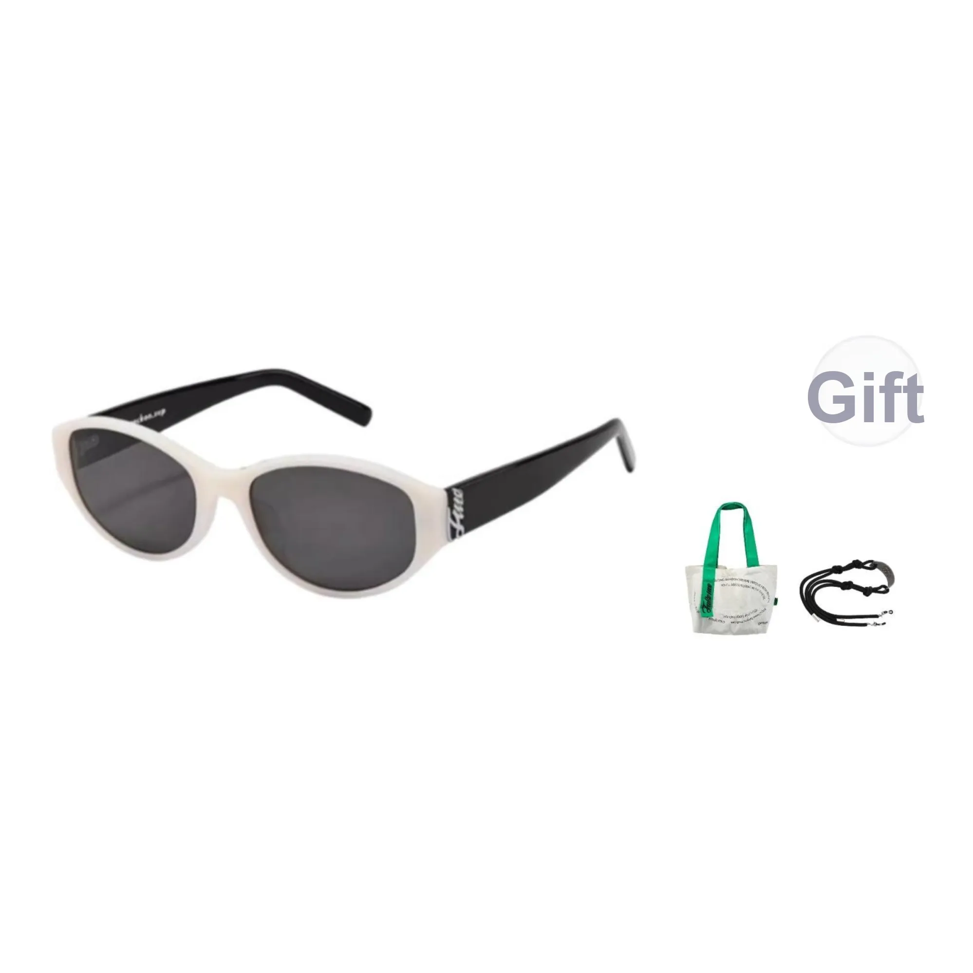 Fakeme Кошачий глаз Солнцезащитные очки Женские Белые