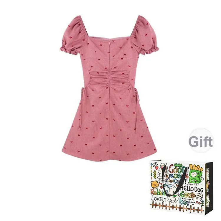 OURUOKE Short Sleeved Dress Women's-1
