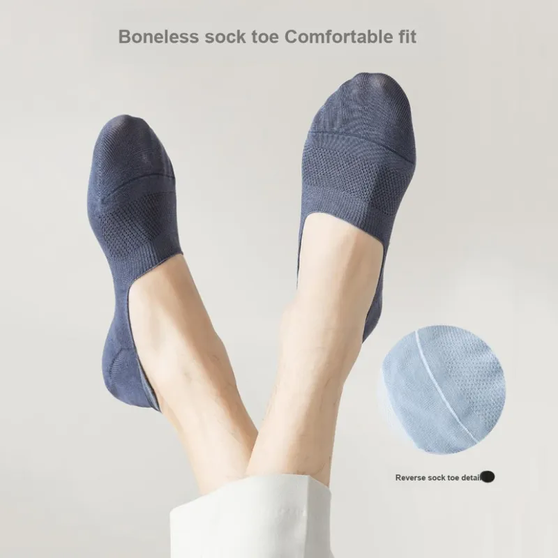 LUYOUYE No Show Socks Men's 6 Pack-7
