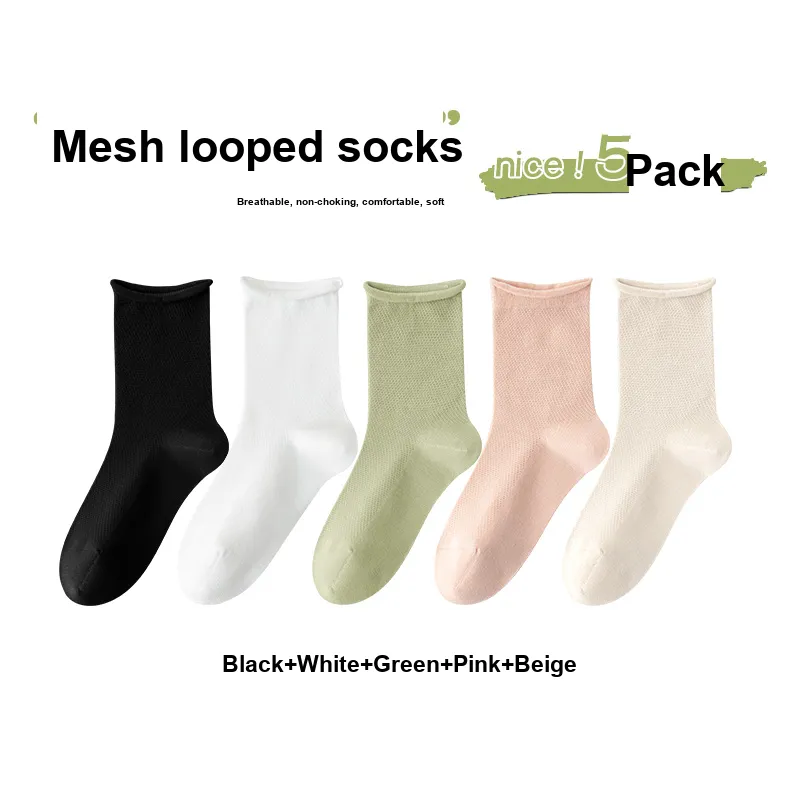 7 SEVFUN Mid Calf Socks Women's Combo Set-1