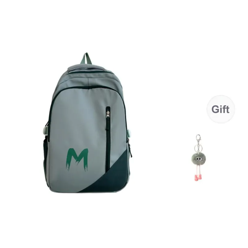 KAMLUI Polyester Backpack Regular Unisex Black/Jasper/Light Blue-7