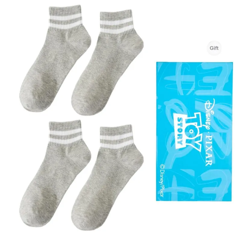 Disney Ankle Socks Unisex Shopping Bag Combo Set-6