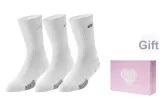 3 шт. Розовый Подарочная коробка Набор (Белый + Белый, Черный + Белый, Синий)