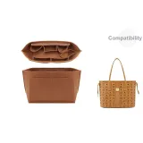 Medium Size Brown Felt Liner[3D Effect with Shape]