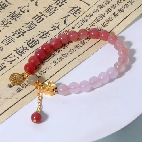 MEOBURLIY Colored Glaze Bracelets Women's