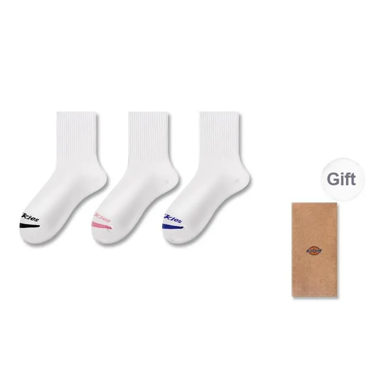 Dickies High Rebound Comfortable Skin Friendly Fall Winter Crew Socks Unisex-30