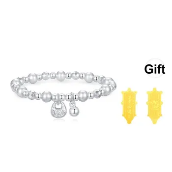 JINLIUFUJIXIANG S999 Fine Silver Bracelets Women's