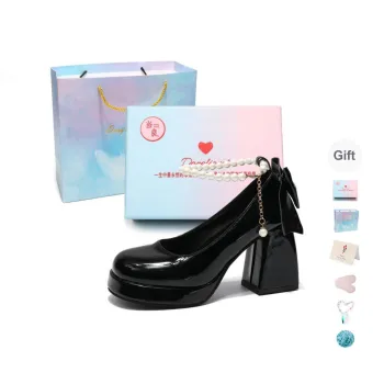 Be Good Chunky Heel High Heels 9cm Women's