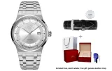 Night Glow Style-Silver White Steel Band