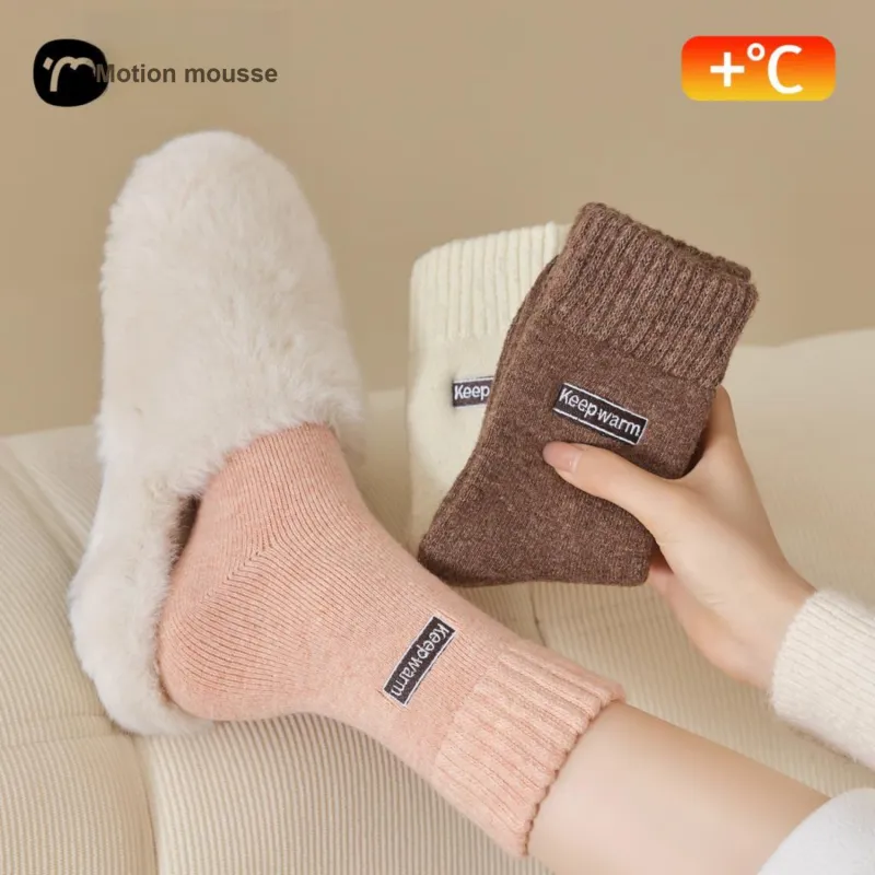 Temooues Mid Calf Socks Women's 4 Pack-13