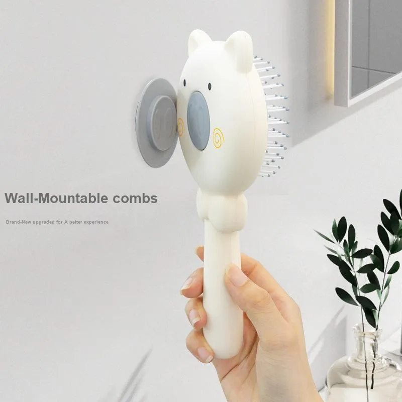 Love Of Wormwood One Touch Push Button Air Cushion Comb Magnetic Retractable-6