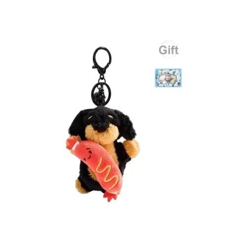 BANLI Милый Pull STRING Такса Кукла Плюшевая Подвеска 12 см Высота