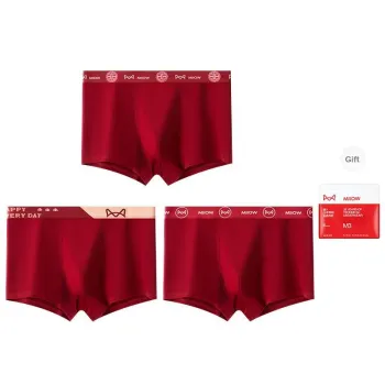 MIIOW Underpants Men's Shopping Bag 3 Pack